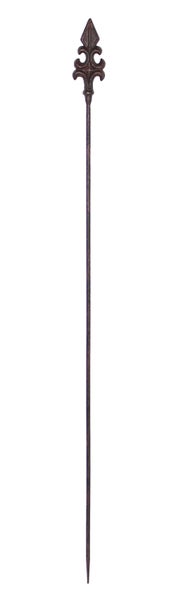 FRANK FLECHTWAREN | Gartenstecker Lilie, 2er Set, METALL, Lilie Höhe 14 cm, GH 110 cm