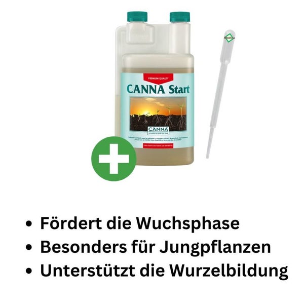 Canna Start Dünger 5L – Perfekter Dünger für Stecklinge, Sämlinge & Jungpflanzen – Nährstoffreich für kräftiges Wachstum & hohe Erträge – Einfache Anwendung für Anfänger & Profis