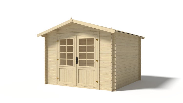Gartenhaus, Gerätehaus 9m2 - 3x3m - 28mm