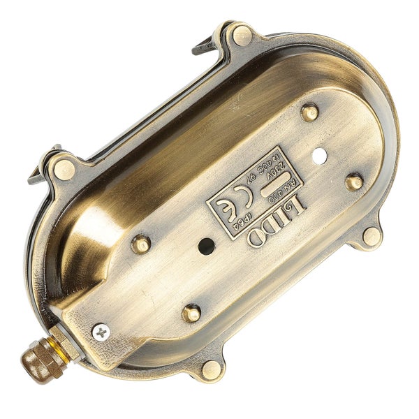 Ovale Schiffslampe zur Deckenmontage