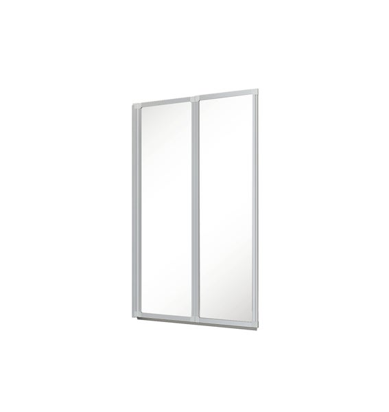 Duschabtrennung mit zwei Glasschiebetüren