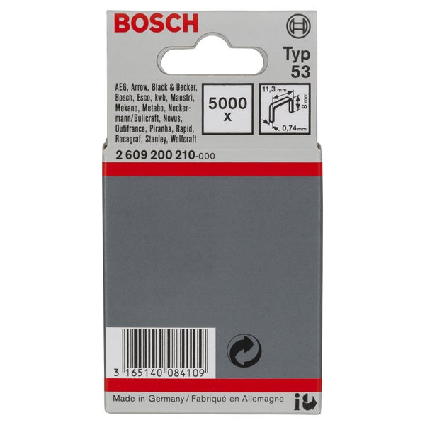 Bosch Typ 53 Klammern, 5000 Stück