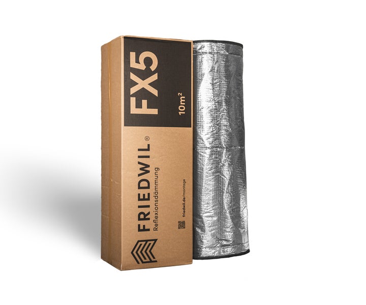 Friedwil FX5 Reflexionsdämmung in Kartonverpackung und Rolle