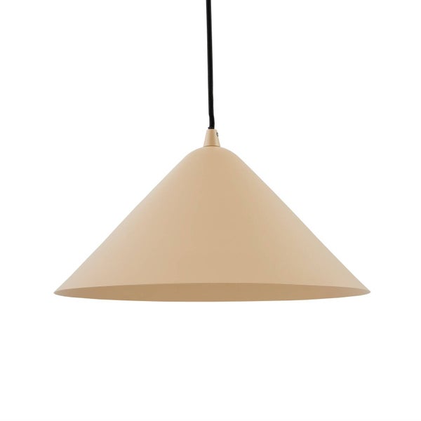 Lindby Pendelleuchte Clarine (Modern) in Creme aus Metall (1 flammig, E27) - Deckenlampe Esstischlampe Hängelampe Hängeleuchte Wohnzimmerleuchte