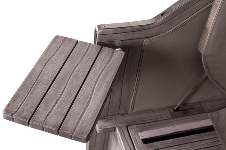 Strandkorb Rantum Mahagoni washed grey PE koboo grey Dessin 583