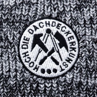 JOB DACHDECKER-Troyer STUTTGART grau/schwarz mit Dachdecker Zunftemblem Gr. XXL