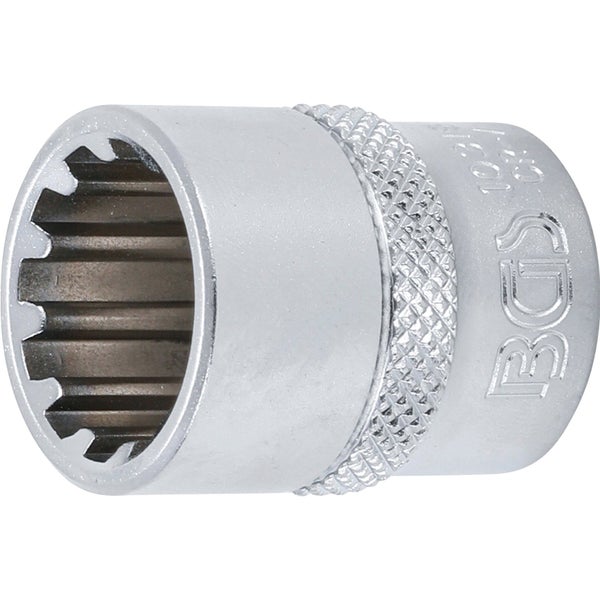 BGS Steckschlüssel-Einsatz Gear Lock Antrieb Innenvierkant 10 mm (3/8) SW 16 mm - 10316