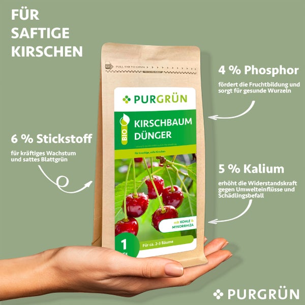 Purgrün Bio-Kirschbaum-Dünger 1 kg