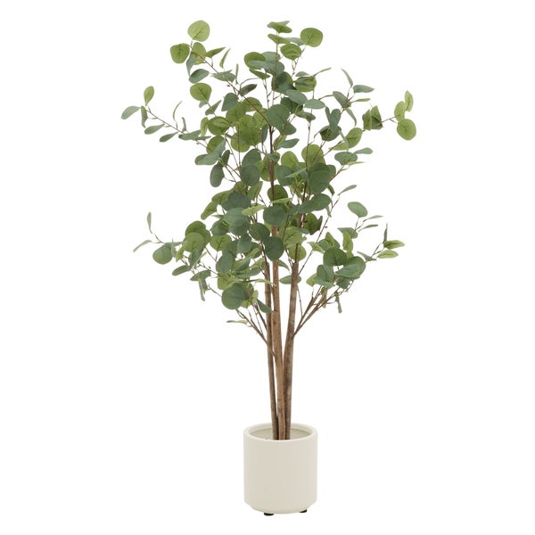 Künstlicher Eukalyptusbaum im Topf für die Innendekoration