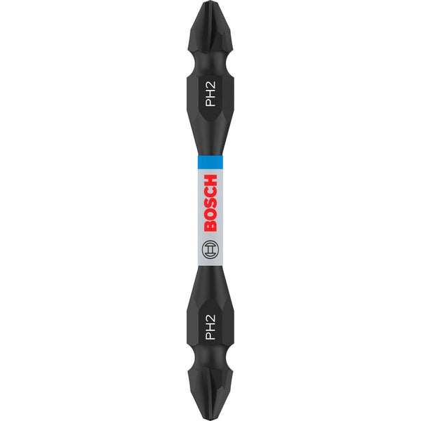 Bosch PRO Impact Schrauberbit mit Doppelklingen und Pick and Click-Einsätzen PH2 65 mm - 2608522526
