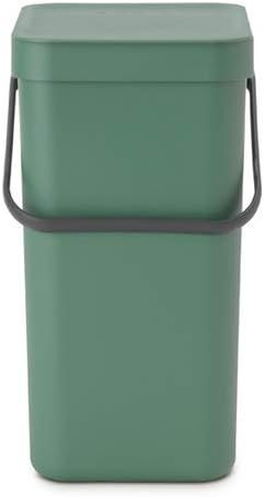 Brabantia Abfallsammler Mit Stay Open Deckel 12 Liter HxBxT 35 x 20 x 24,9 cm Kunststoff Dunkelgrün