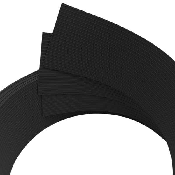 Abbildung von geripptem Gummiprofil