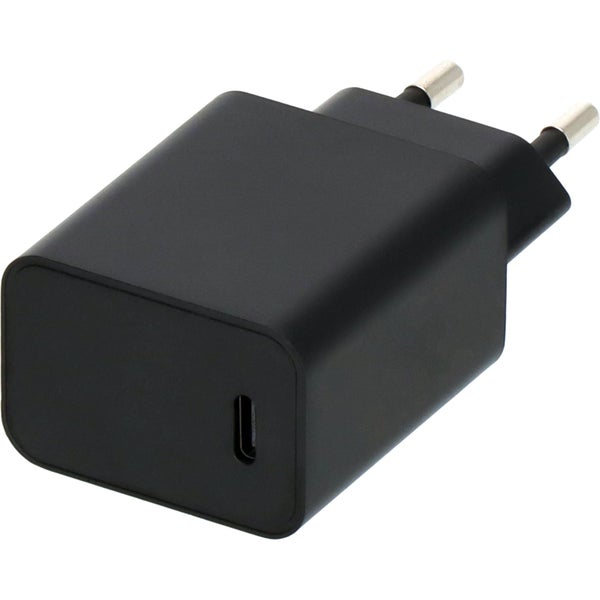 Schwarzes 20-Watt-USB-C-Netzteil