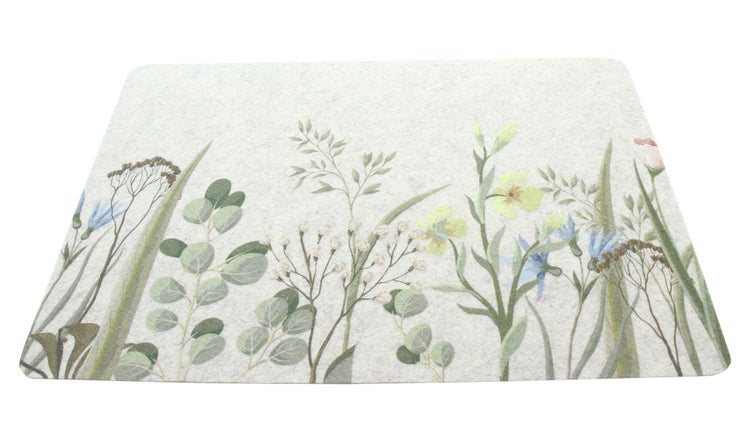 Dekorative Tischunterlage mit floralem Design