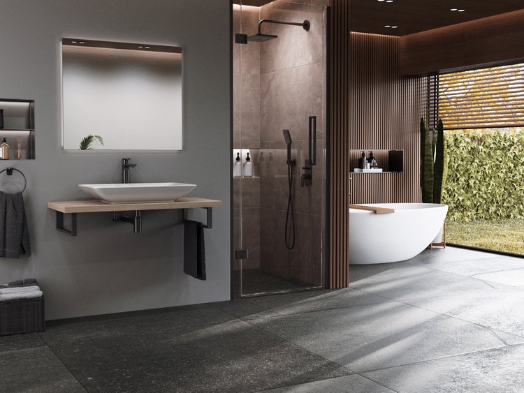 Aqua Bagno Leon Aufsatzwaschbecken KB.LEON.001 – 60 x 37,7 cm – Weiß Hochglanz – Keramikbecken ohne Hahnloch & Überlauf