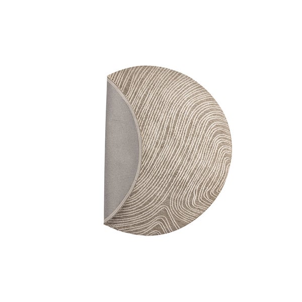 Melle Teppich Ø200cm Beige. 200 X 200 X 2 cm