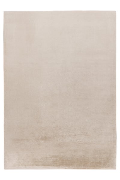 Rechteckiger Teppich in unifarbenem Design fuer den Wohnbereich