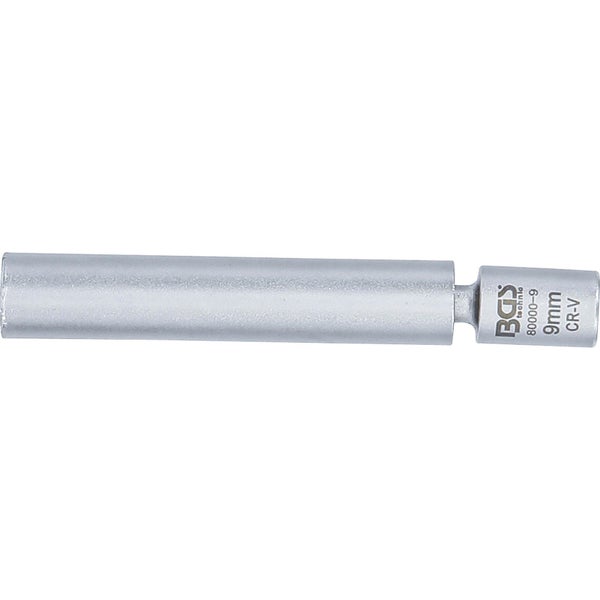 BGS Glüh- und Zündkerzen-Gelenk-Einsatz Antrieb Innenvierkant 6,3 mm (1/4) SW 9 mm - 80000-9