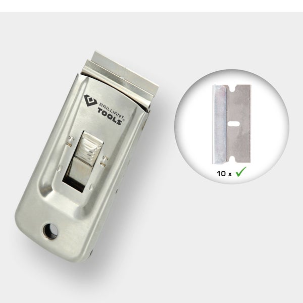 Glasschaber mit zehn Klingen von Brilliant Tools