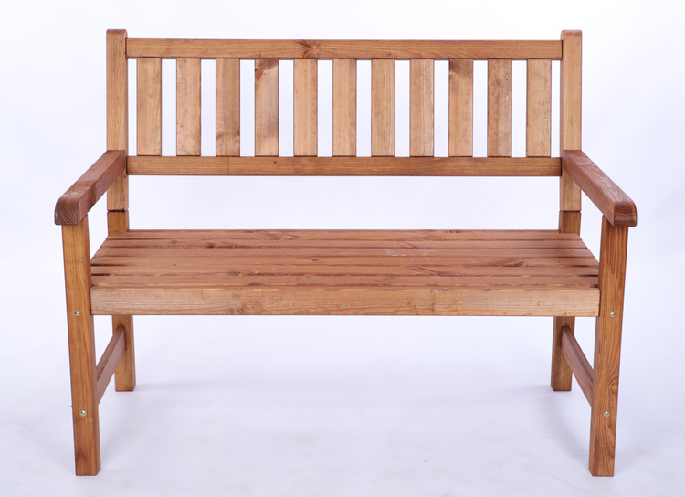 Gartenbank Grana HxBxT 90x117x70cm Inkl. Planenabdeckung Braun