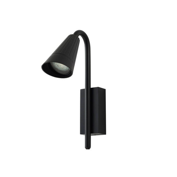 Lindby Wandleuchte außen Sorvete (Modern) in Schwarz aus Aluminium (1 flammig, GU10) - Außenwandleuchten Wandlampe Led Außenlampe Outdoor für Außenwand/Hauswand Haus Terrasse & Balkon