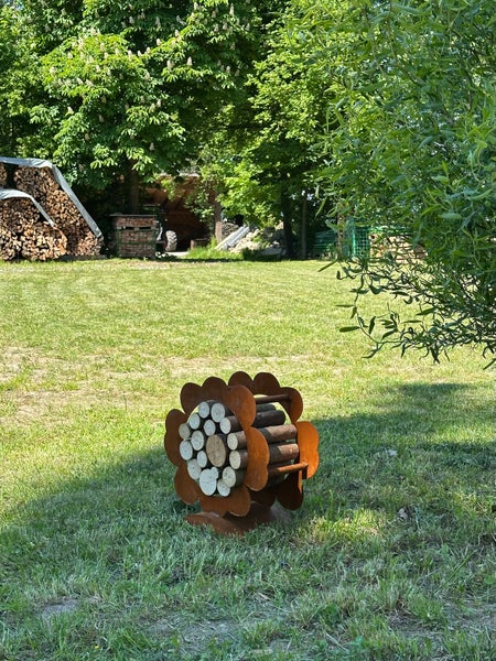 BADEKO Blume Holzregal -450-