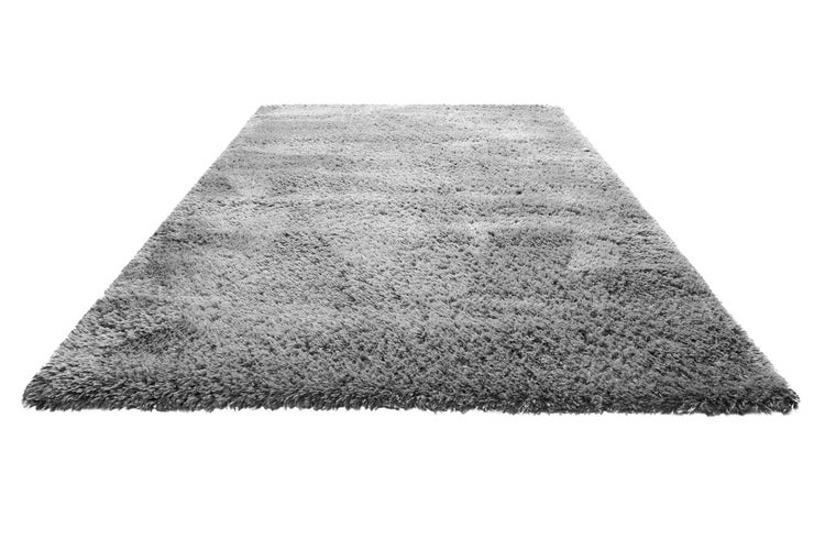 Nachhaltiger Teppich Grau Silber soft & weich Matteo Homie Living 133x200 cm