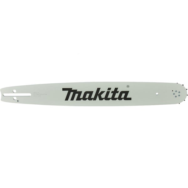 Makita Führungsschiene für Kettensägen aus Stahl mit Makita Logo.