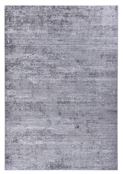 Weicher bedruckter Wohnzimmerteppich Cecilia Grau 70x140 cm