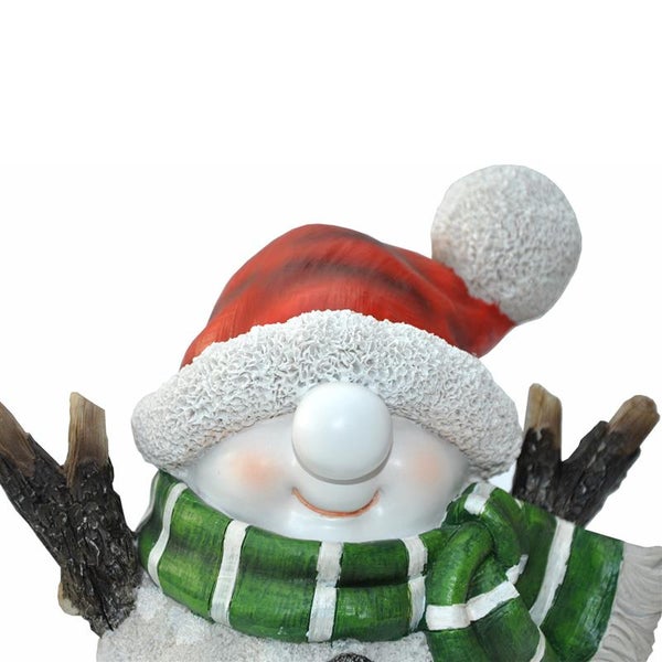 Dekofigur Gartenfigur Schneemann
