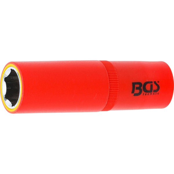 BGS VDE-Steckschlüssel-Einsatz Sechskant Antrieb Innenvierkant 12,5 mm (1/2) SW 17 mm - 72067