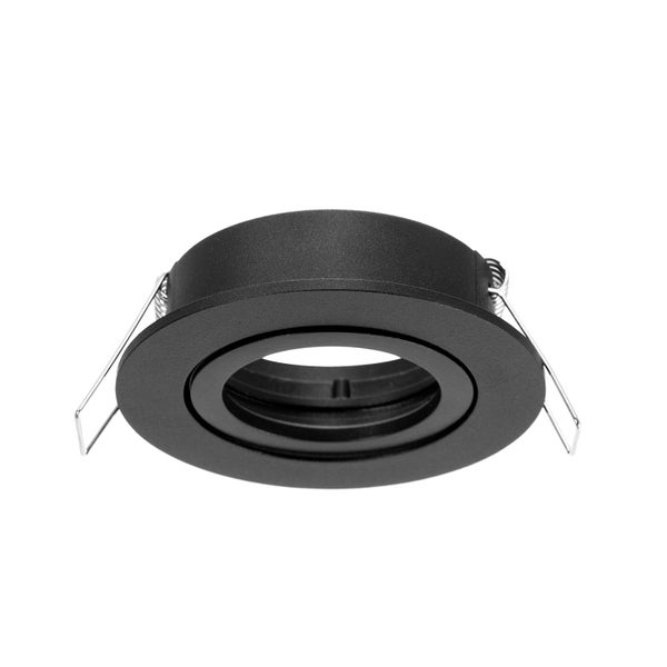 Arcchio Einbaustrahler Zyron (Modern) in Schwarz aus Aluminium (1 flammig, GU10) - HV-Einbaustrahler Einbauleuchte Wohnzimmerleuchte