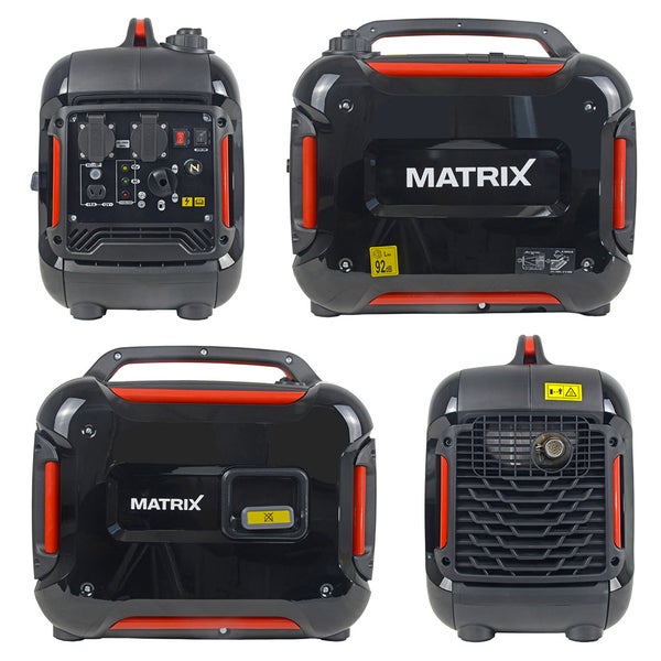 Inverter Stromerzeuger Matrix PG 2000i-2 – Benzin, 2000 Watt, leise, tragbar