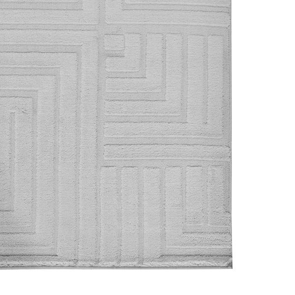 Badvorleger mit geometrischem Reliefmuster
