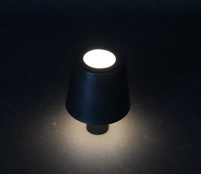 FRANK FLECHTWAREN | LED-Lampe Flaschenleuchte, 10,5 x 10,5 x 14 cm, KUNSTSTOFF