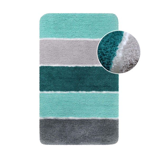Badteppich Türkis Blau Rio Marina Homie Living 55x65 cm