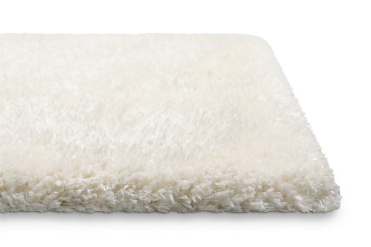 Teppich Creme Weiß Hochflor sehr kuschelig & flauschig Parma Homie Living 200x200 cm
