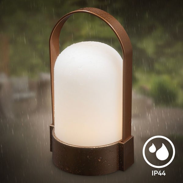 LED Tischlampe Akku LED Tischleuchte Dimmbar Kabellos Touch Terrasse Warmweiß