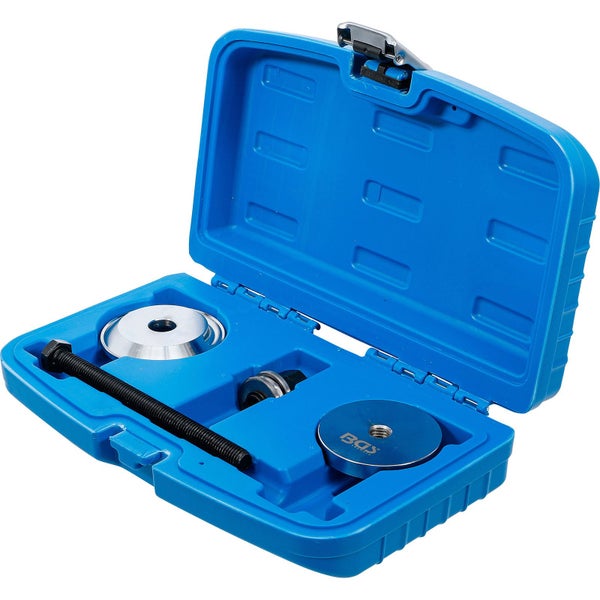 BGS Werkzeugsatz in geöffnetem, blauem Kunststoffkoffer