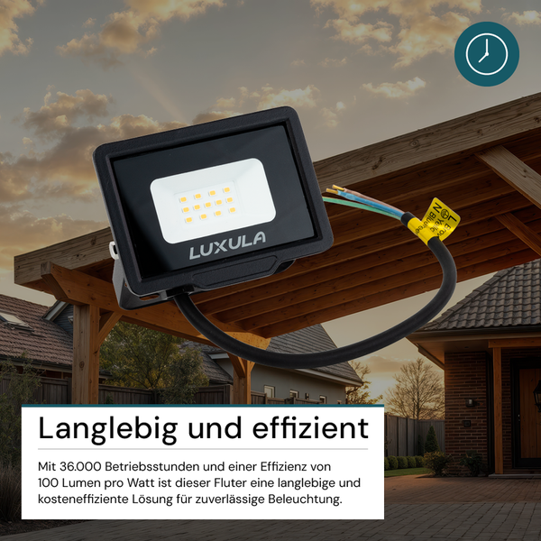 Luxula LED Strahler für den Außenbereich