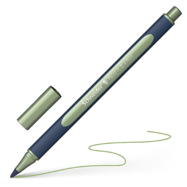 Schneider Metallic Rollerball Paint-It 050, 0.4mm vintage green metallic