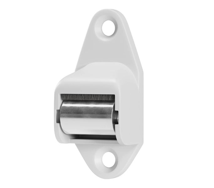 Weiße Rollenführung für Rollladen