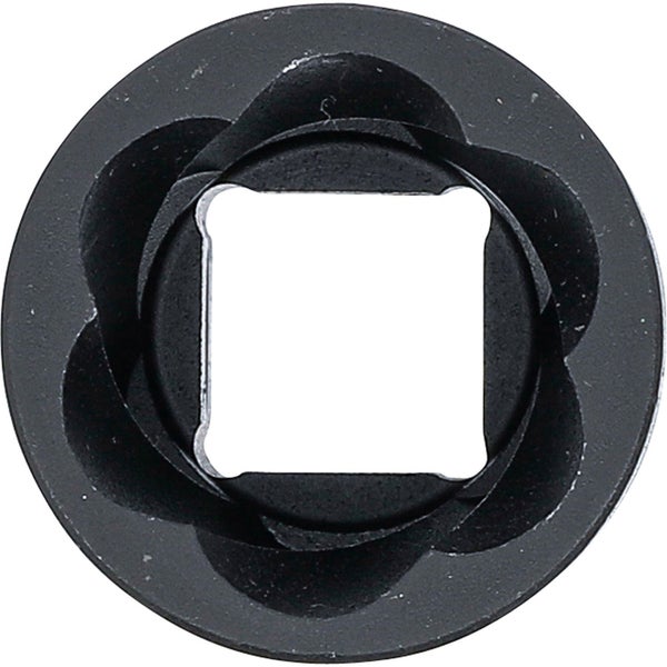 BGS Spiral-Profil-Steckschlüssel-Einsatz / Schraubenausdreher Antrieb Innenvierkant 12,5 mm (1/2) SW 21 mm - 5269-21