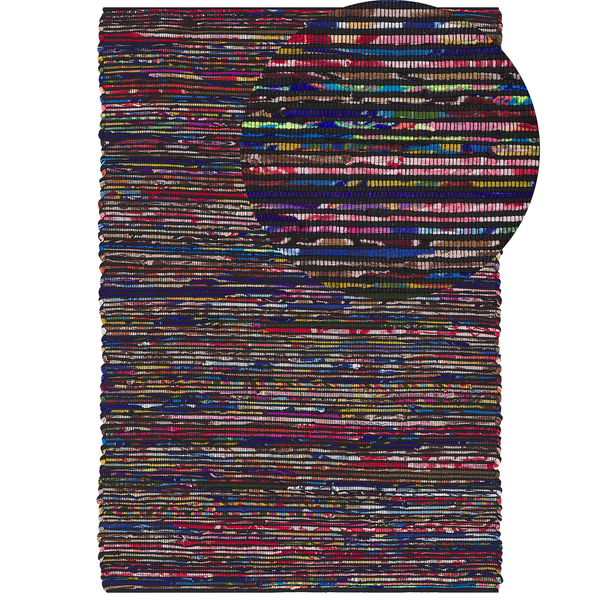 Teppich BARTIN Schwarz 160 x 230 cm