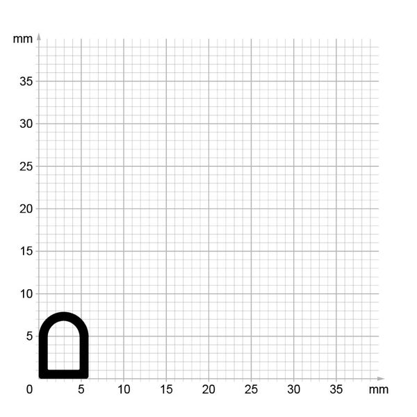 DIWARO. | Stahlzargendichtung SZ315 | grau | 5 Meter