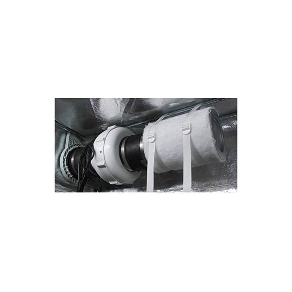 Secret Jardin Rubber Duct 125 mm – Luftdichter Verbindungsstutzen für Rohrlüfter & Aktivkohlefilter, Hochwertig & Universell
