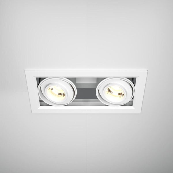 LED Einbaustrahler Metal Modern in Weiß 2x 10W 1450lm