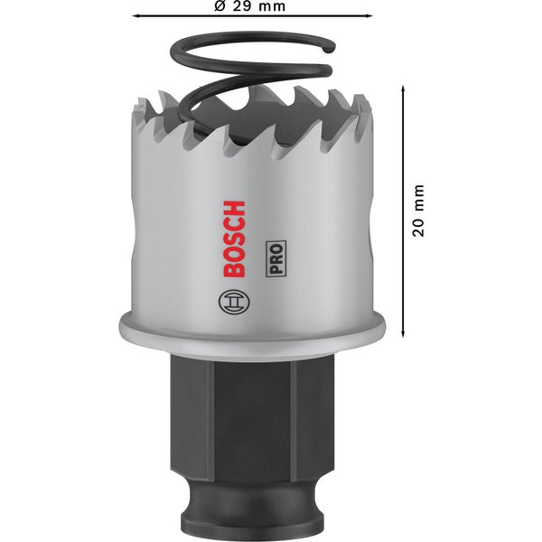 Bosch Pro Lochsäge mit 29 Millimeter Durchmesser und 20 Millimeter Höhe