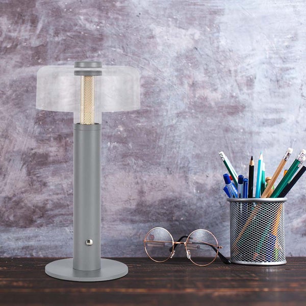 V-TAC VT-1049-M3 - Grey Rechargeable Table Lamps - IP20 - 1W - 100 Lumen - 3000K