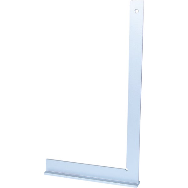 Anreißwinkel aus Metall mit Bohrung